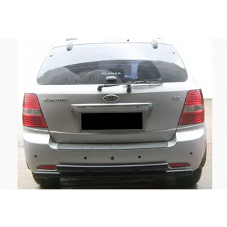Roll Bar Posteriore Doppio AK002 Nero (Acciaio Inox)