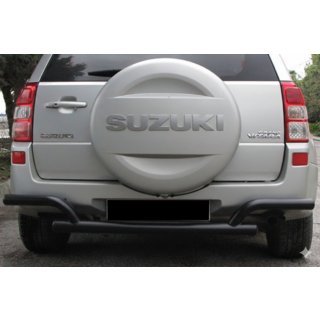 Protezione Posteriore AK005-2 Nero (Acciaio Inox) Suzuki Grand Vitara 2005-2017