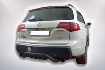 Acura MDX 2007-2013 Protezione Posteriore B1-47 Nero (Acciaio Inox) foto 4