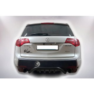 Protezione Posteriore B1-47 Nero (Acciaio Inox) Acura MDX 2007-2013 foto 3