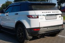 Range Rover Evoque 2012-2018 Protezione Posteriore AK005-1 Nero (Acciaio Inox) foto 1