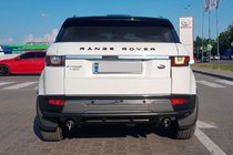 Range Rover Evoque 2012-2018 Protezione Posteriore AK005-1 Nero (Acciaio Inox) foto 2