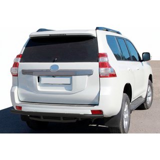 Barra Posteriore AK002-2v1 Nera (Acciaio Inox) Toyota Land Cruiser Prado 150 2009-2023 foto 1