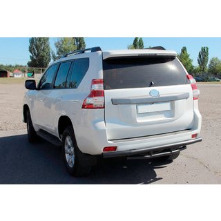 Barra Posteriore AK002-2v1 Nera (Acciaio Inox) Toyota Land Cruiser Prado 150 2009-2023 foto 2