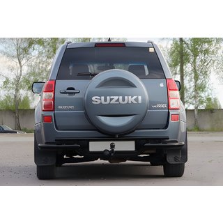 Protezione Posteriore AK005-3 Nero (Acciaio Inox) Suzuki Grand Vitara 2005-2017 foto 2
