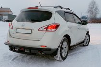 Nissan Murano 2008-2014 Roll Bar Posteriore AK Black (Acciaio Inox) foto 1