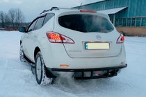 Nissan Murano 2008-2014 Roll Bar Posteriore AK Black (Acciaio Inox) foto 2