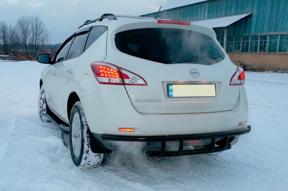 Nissan Murano 2008-2014 Roll Bar Posteriore AK Black (Acciaio Inox) Foto 2