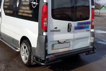 Renault Trafic 2001–2015 Protezione Posteriore AK-Special Black (Acciaio Inox) foto 1