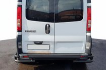 Renault Trafic 2001–2015 Protezione Posteriore AK-Special Black (Acciaio Inox) foto 4