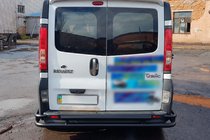 Renault Trafic 2001–2015 Protezione Posteriore AK-Special Black (Acciaio Inox) foto 2