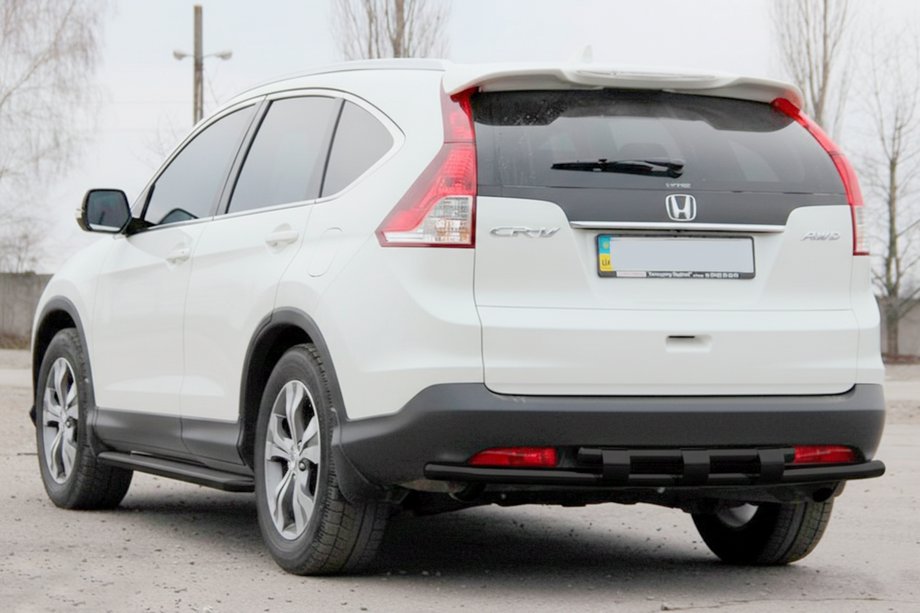 Honda CRV 2012-2016 Roll Bar Posteriore Doppio AK002 Black (Acciaio Inox) Foto 3
