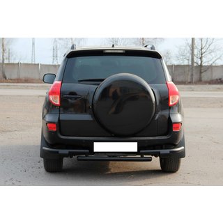 Protezione Posteriore AK005-2 Nero (2 pz, Acciaio Inox) Toyota Rav 4 2006-2013 foto 2