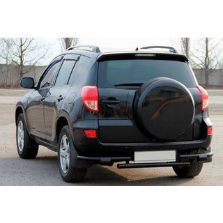Protezione Posteriore AK005-2 Nero (2 pz, Acciaio Inox) Toyota Rav 4 2006-2013 foto 3