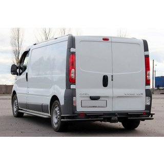 Protezione Posteriore AK003-Plus-2 Nero (Acciaio Inox) Opel Vivaro 2001–2015 foto 3