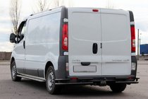 Nissan Primastar 2002-2014 Protezione Posteriore AK003-Plus-2 Nero (Acciaio Inox) foto 3