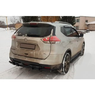 Barra di protezione posteriore NSXT.13.6.B1-08 Black (acciaio inox) foto 2