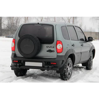 Barra Posteriore AK015 Nera (Acciaio Inox) foto 1