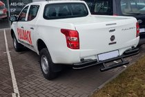 Fiat Fullback 2016- Protezione Posteriore AK-Special Black (Acciaio Inox) foto 3