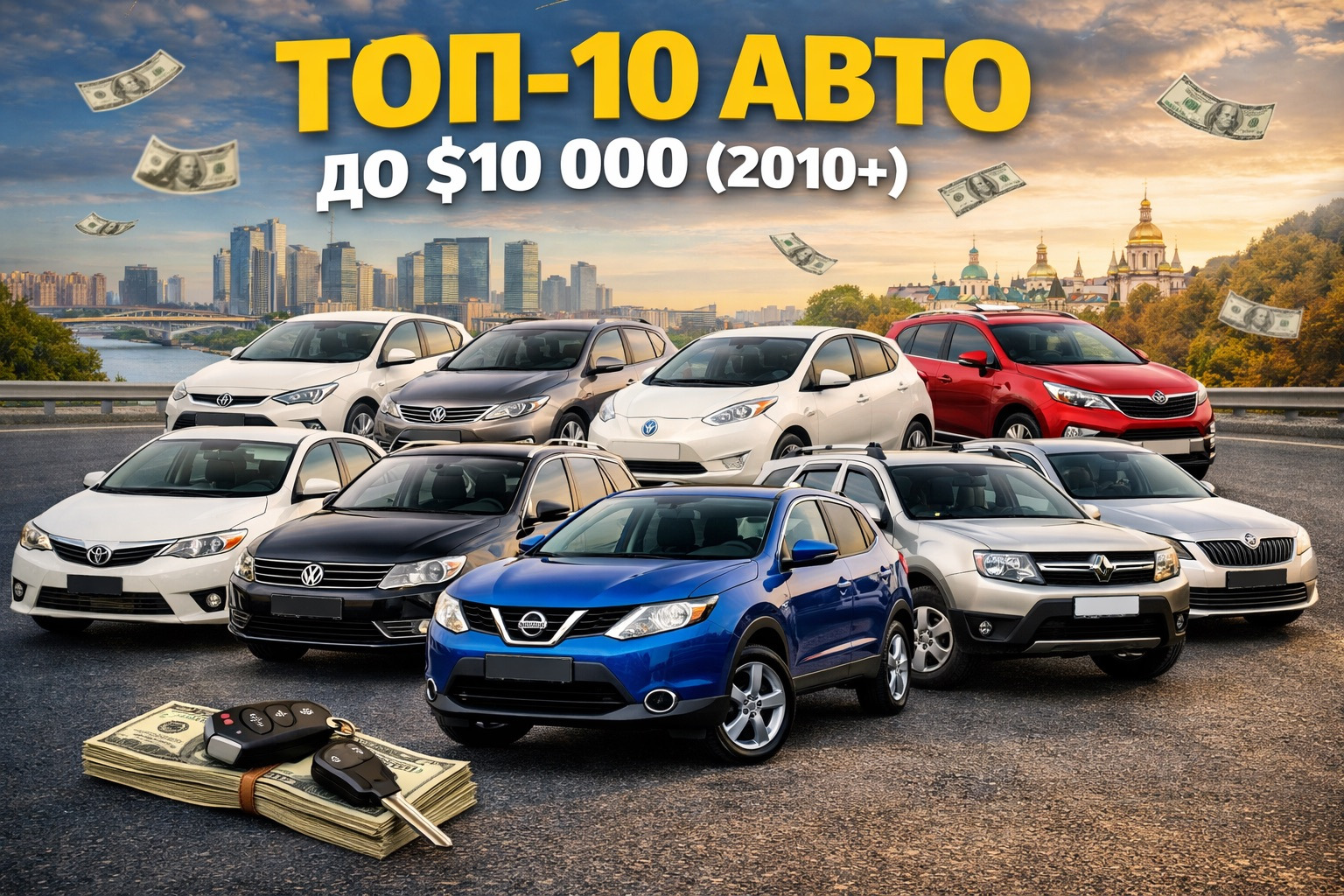 Top 10 auto usate sotto i 10.000 $ in Ucraina e in Europa
