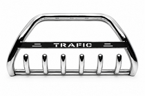 Renault Trafic 2001–2015 Parabullbar WT004 con scritta Trafic (acciaio inox) foto 2