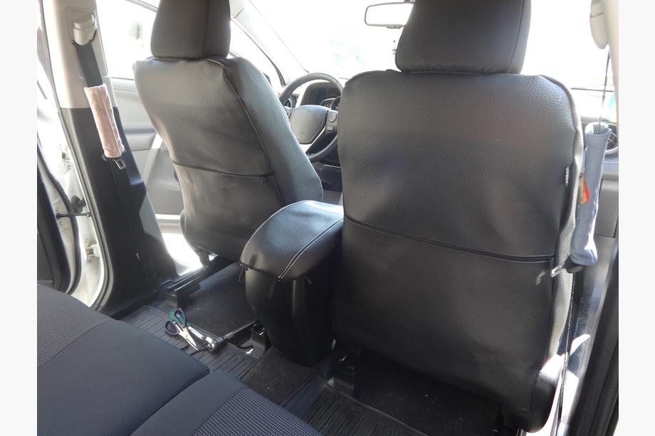 Toyota Rav 4 2013-2018 Coprisedi Auto (Similpelle↗Tessuto, Premium) Foto 29
