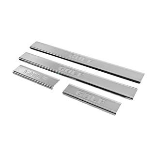Battitacco in acciaio inox Carmos (4 pz) Volkswagen Golf 7/E-Golf 2012-2020 foto 2