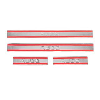 Battitacco in acciaio inox Carmos (4 pz) Volkswagen Golf 7/E-Golf 2012-2020 foto 4