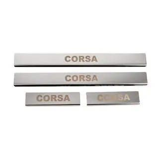 Battitacco Carmos (4 pz, acciaio inox)