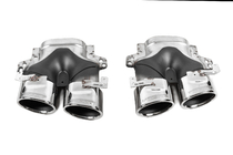 Mercedes E-class W213 2016-2023 Diffusore posteriore con terminali di scarico E53-Design Silver (per Base) foto 6
