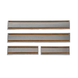 Coprisoglia porte (4 pz, acciaio inox) foto 4