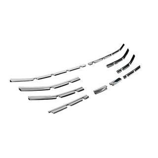 Coperture paraurti anteriore in acciaio inox (10 pz) foto 3