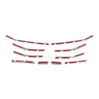 Coperture paraurti anteriore in acciaio inox (10 pz) foto 4