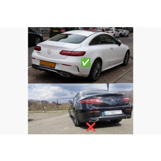 Diffusore Posteriore Black con Terminali Chrome (Design AMG53) foto 4