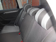 Volkswagen Passat B7 2012-2015 Coprisedi Auto (Similpelle↗Tessuto, Premium) foto 15