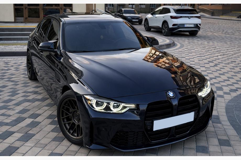 BMW 3 Series F30/F31 2012-2019 Paraurti anteriore stile M3 G80 Foto 2