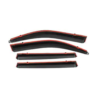Deflettori Finestrini con Modanatura Cromata Niken Luxury (4 pz) foto 3