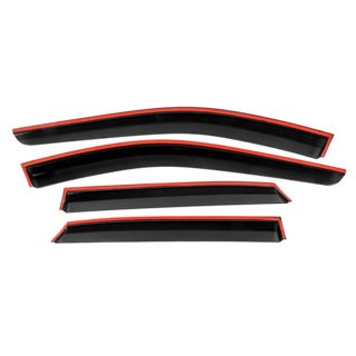 Deflettori Finestrini con Modanatura Cromata Niken Luxury (4 pz) Nissan Qashqai 2021- foto 3