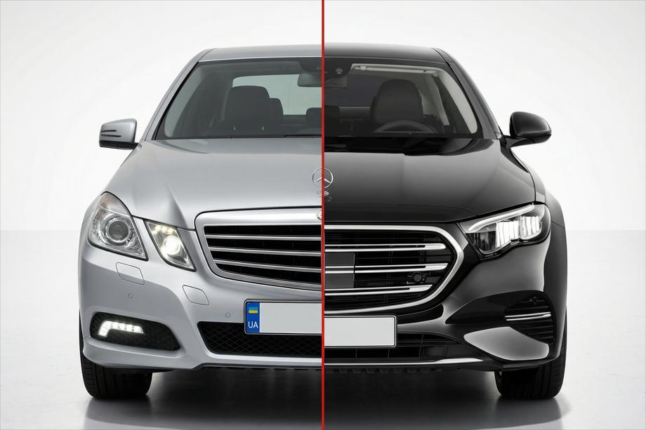 Mercedes E-class W212 2009-2016 Kit restyling per W214 Exclusive Foto 1