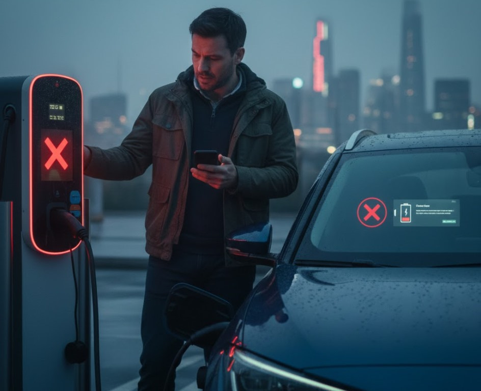 Perché un’auto elettrica non si ricarica? 7 cause e soluzioni rapide