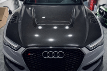 Audi A6 C7 2011-2017 Cofano (2014-2017, Fibra di Carbonio) foto 1