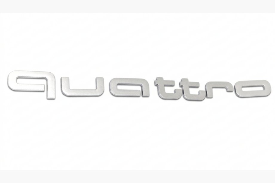 Audi Emblema Quattro Grey Foto 1
