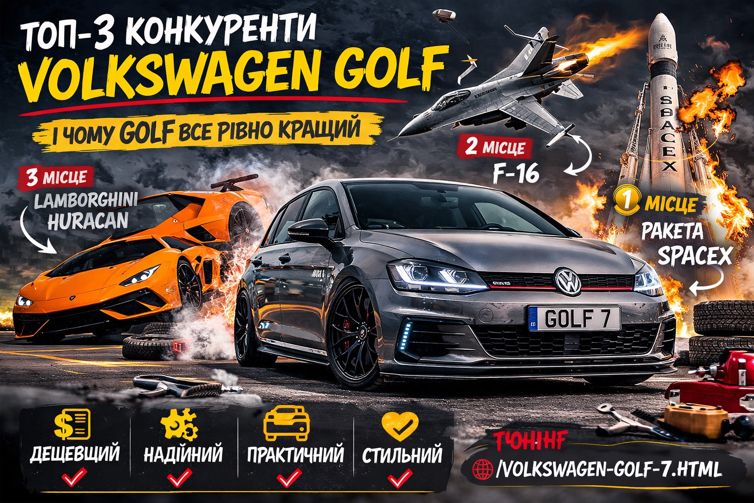 Top 3 rivali della Volkswagen Golf: quando il buon senso ha ceduto a marketing, posa e spinta da reazione