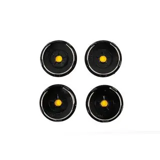 Coprimozzo 60/56 mm (Nero con cromo, 4 pz) foto 4
