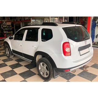 Kit allargamenti parafanghi con modanature EuroCap (12 pz., lisci, nero opaco, ABS) Renault Duster 2008–2017 foto 2
