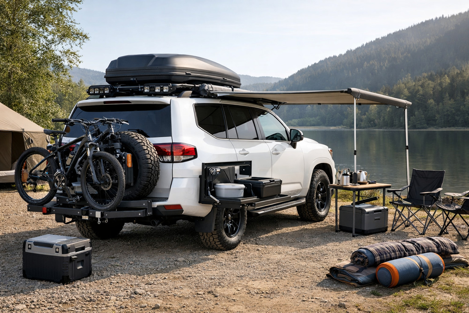 Pacchetto di upgrade Toyota Land Cruiser 300 per viaggi in famiglia