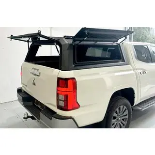 Hard top in alluminio per cassone pick-up con finestrini foto 4