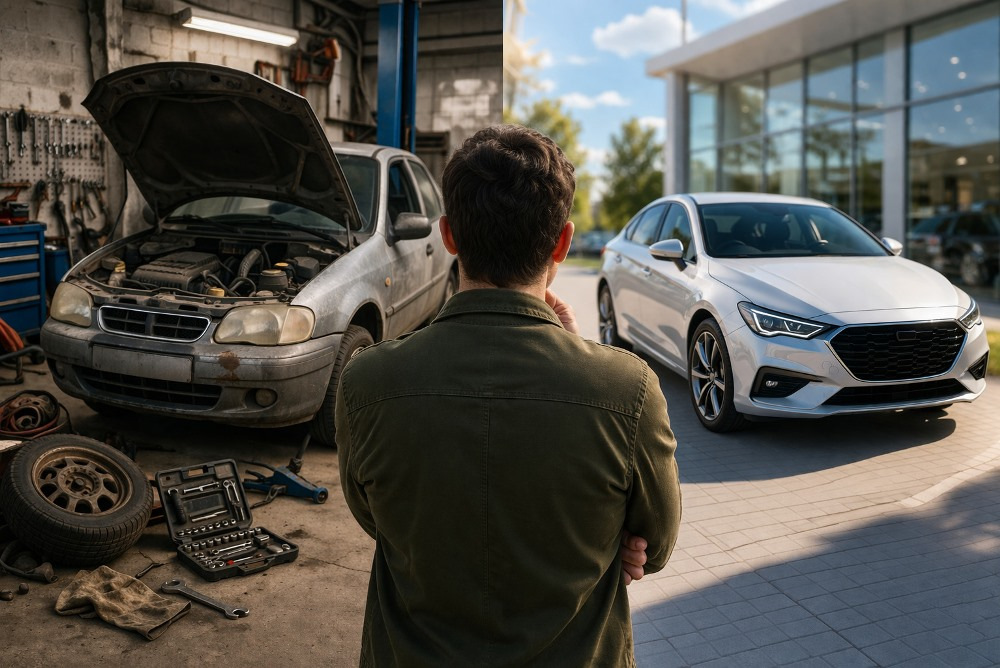 Cosa conviene di più: riparare un’auto vecchia o comprarne un’altra?