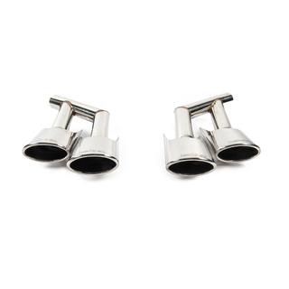 Terminali di scarico AMG G65/G63 V1 (2 pz) Mercedes G class W463 2018-2024 foto 1