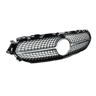 Griglia anteriore Diamond Silver (per Base, 2020-2023) Mercedes E-class W213 2016-2023 foto 3